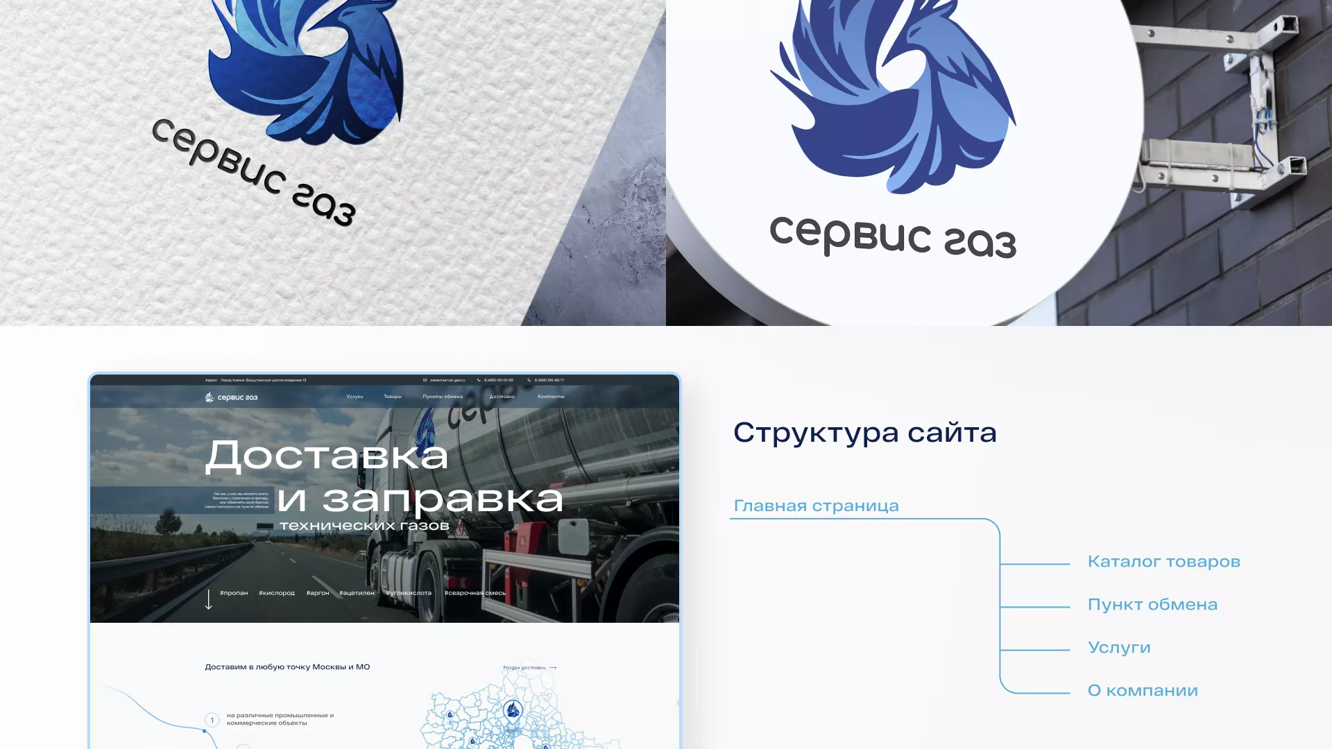 Создание сайта компании «Сервис газ» в Серове